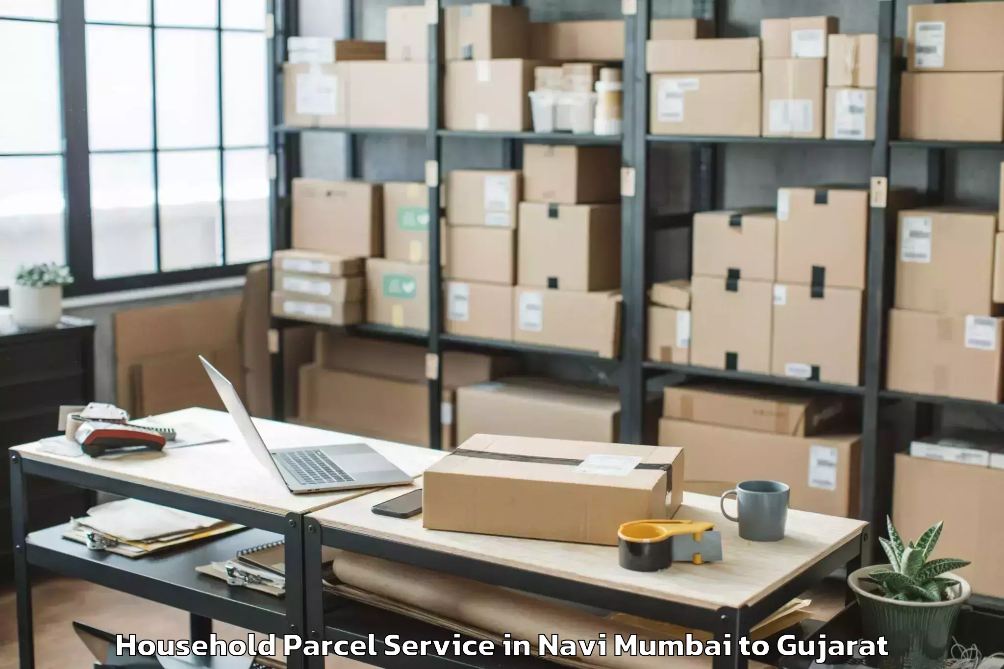 Discover Navi Mumbai to Lunavada Household Parcel